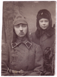 Александр Георгиевич Клодт с братом Алёшей. 1923 г. 