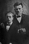 Николай Платонович Козляков с сыном