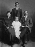 Григорий Васильевич Каблуков, его жена Александра Яковлевна, дочь Елена и младший брат Иван