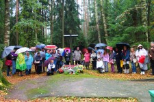Левашовское мемориальное кладбище. Памятник «Немцам России»
