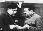 Андрей Жданов и Леонид Заковский. Ленинград, 1937