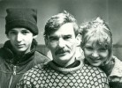 Юрий Дмитриев, сын Егор и дочь Екатерина. 28 января 1999