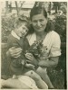 Мария Павловна с дочерью Галиной. Начало 1950-х