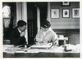 П. Е. Корнилов и А. П. Остроумова-Лебедева