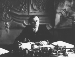 Иван Фокич Антюхин в рабочем кабинете