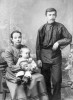 Фёдор Васильевич Ливанов с женой Прасковьей Ивановной и сыном. 1900-е гг.